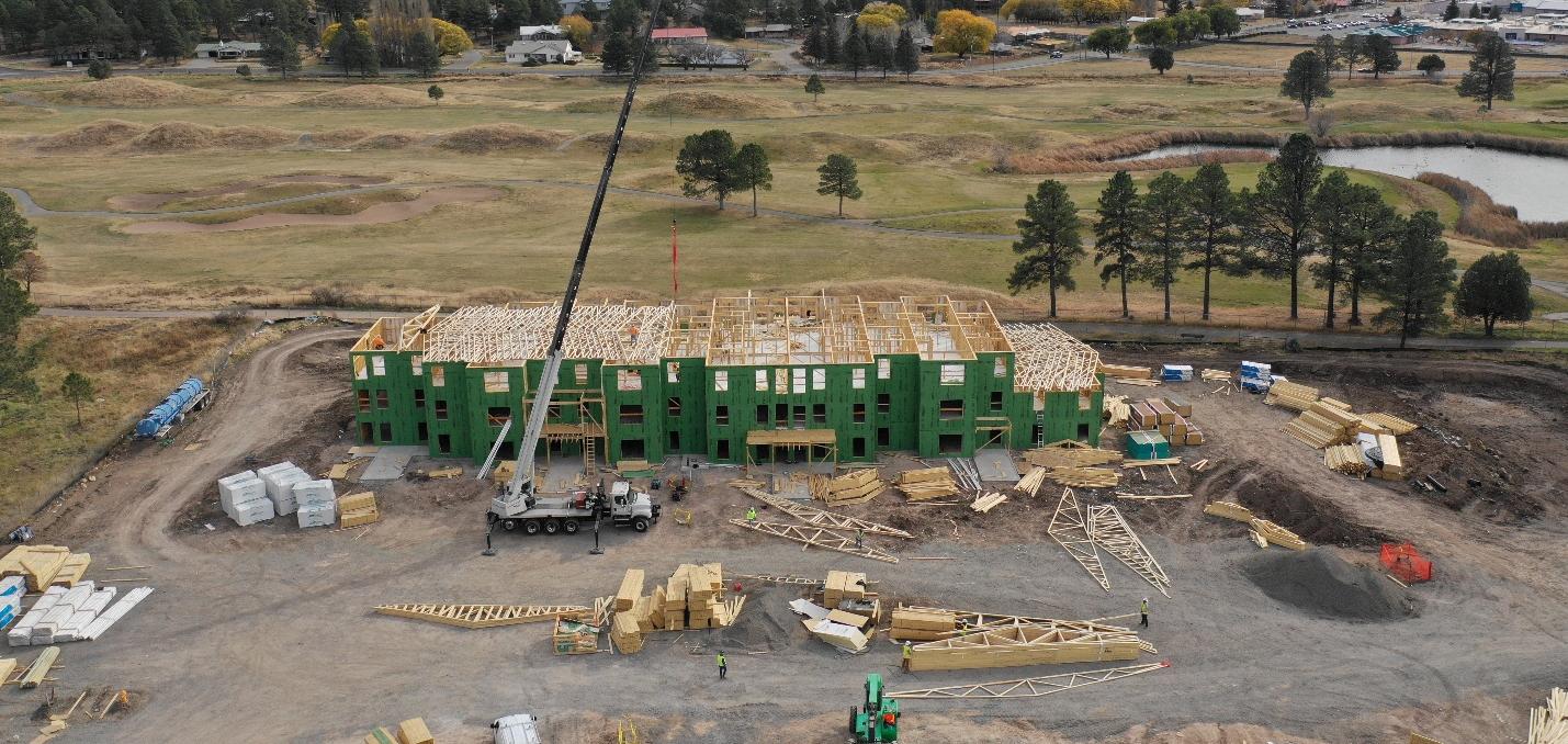 Additional view of Elk Meadows construction progress